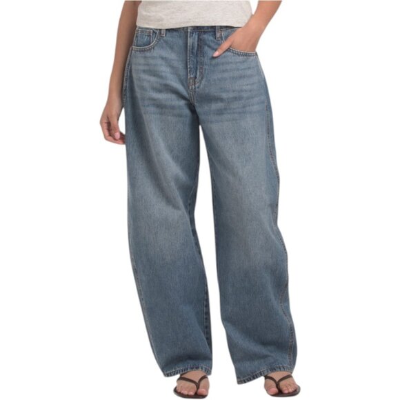 Hidden Denim - HIDDEN Medium Wash Clean Classic Barrel Jeans